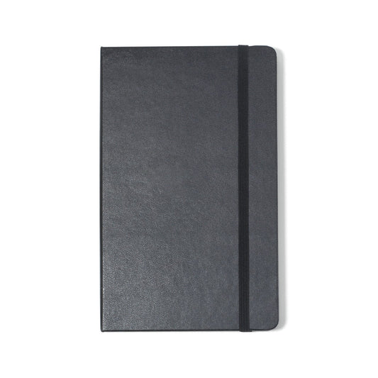 Black Custom Moleskine Hard Cover Ruled Notebook - Large - Corporate Gifts