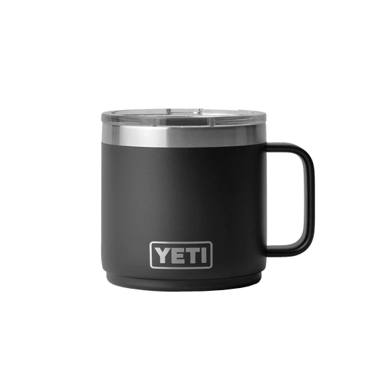 Black Custom YETI Rambler Stackable 14oz Mug