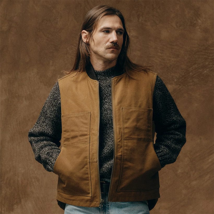 Custom Filson Tin Cloth Insulated Work Vest - Corporate Gifts