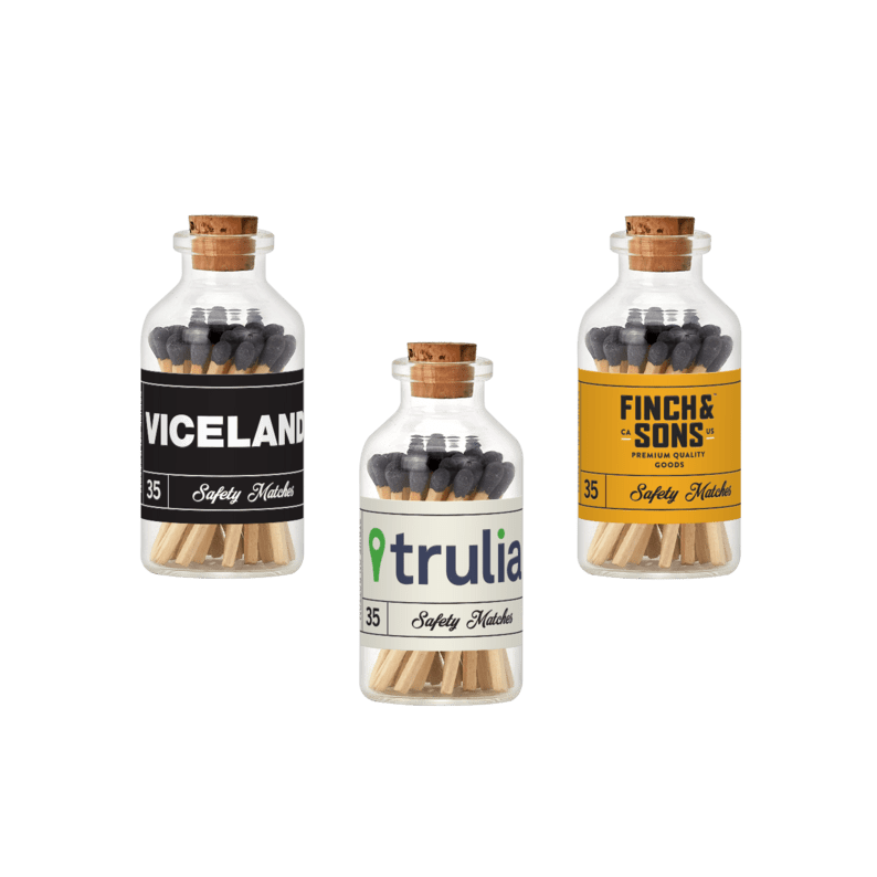 Custom Firefly Matches Jar - Corporate Gifts