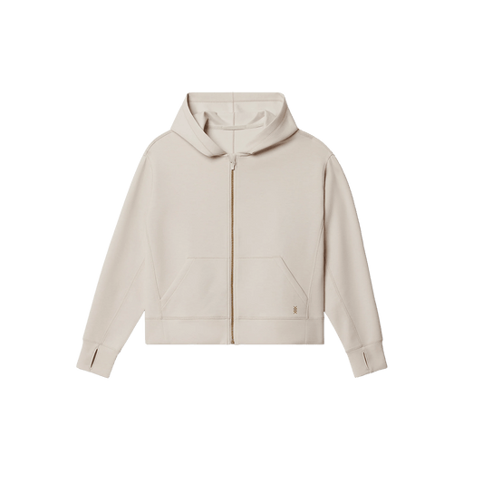 Sand / XS Custom Rhone DreamGlow Women's Full Zip Hoodie - Corporate Gifts