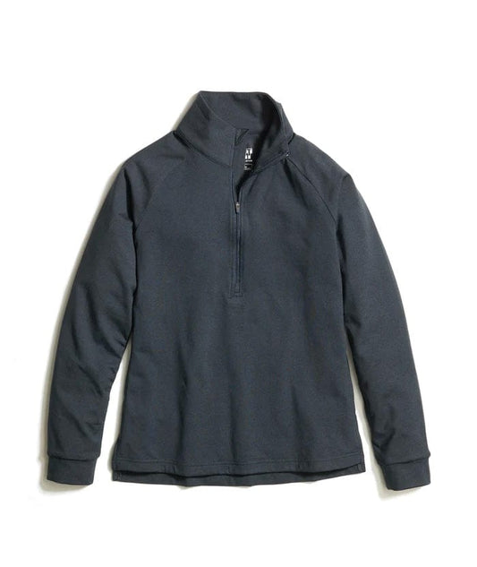 XS / Charcoal / Womens Custom Marine Layer Re Spun Sport Quarter-Zip - Corporate Gifts