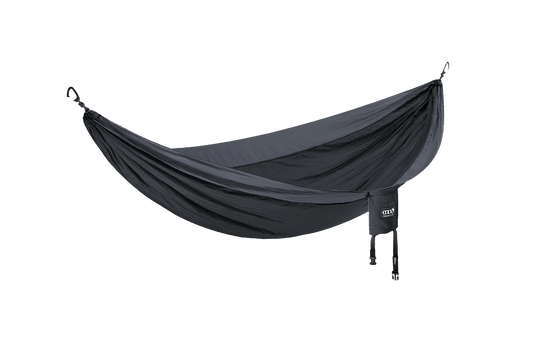Black/Charcoal Custom ENO SingleNest Hammock - Corporate Gifts