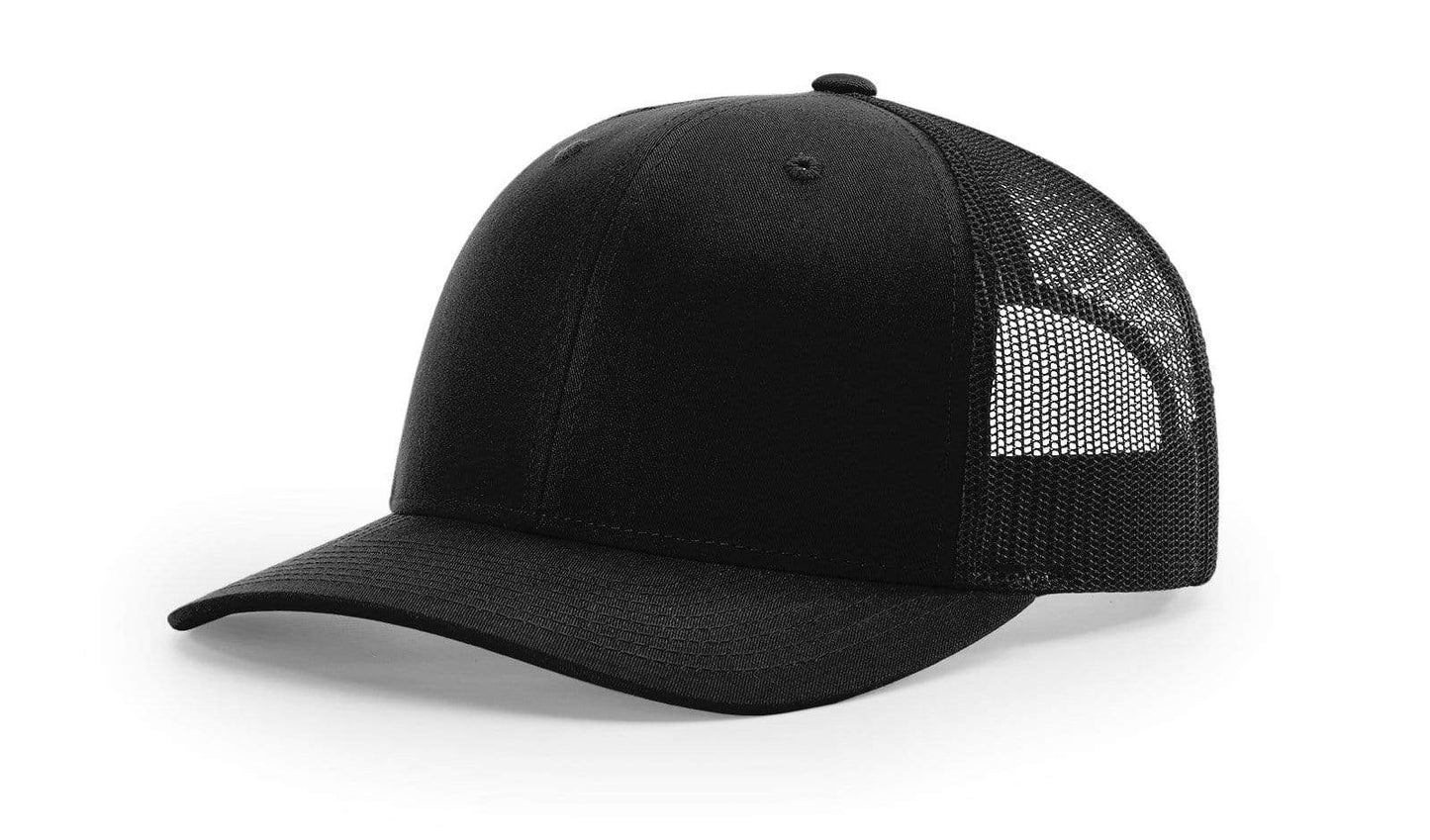 Black Custom Low Pro Trucker Hat