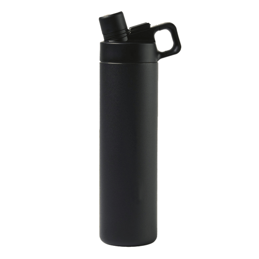 Black Custom MiiR Vacuum Insulated Wide Mouth Hatchback Bottle - Corporate Gifts