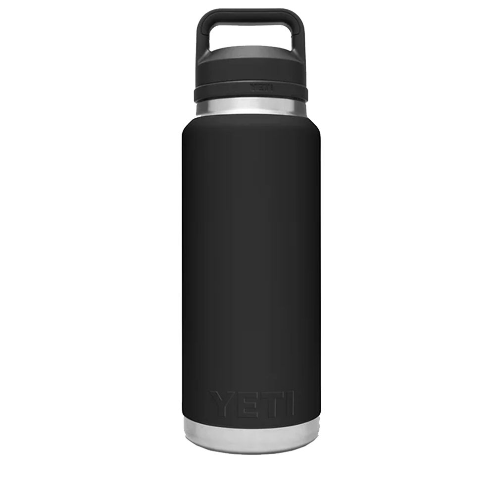 REAL YETI 36 Oz. Laser Engraved Black Yeti Rambler Bottle With Chug Cap  Personalized Vacuum Insulated YETI -  Denmark