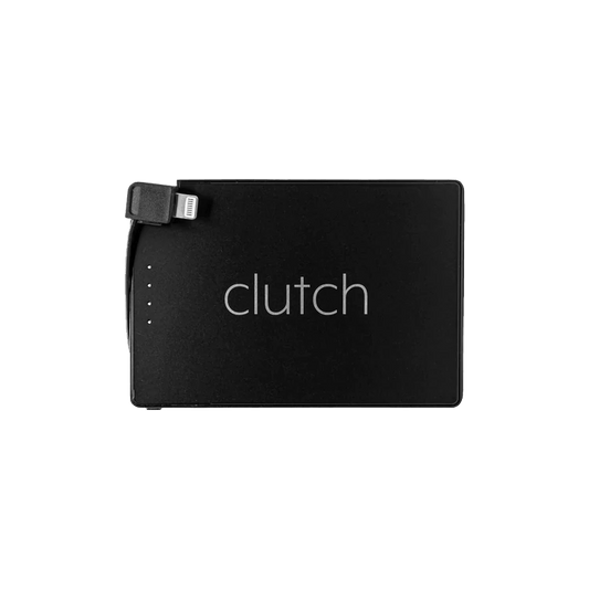 Black / Lightning (iPhone) Custom Clutch Portable Charger - Corporate Gifts