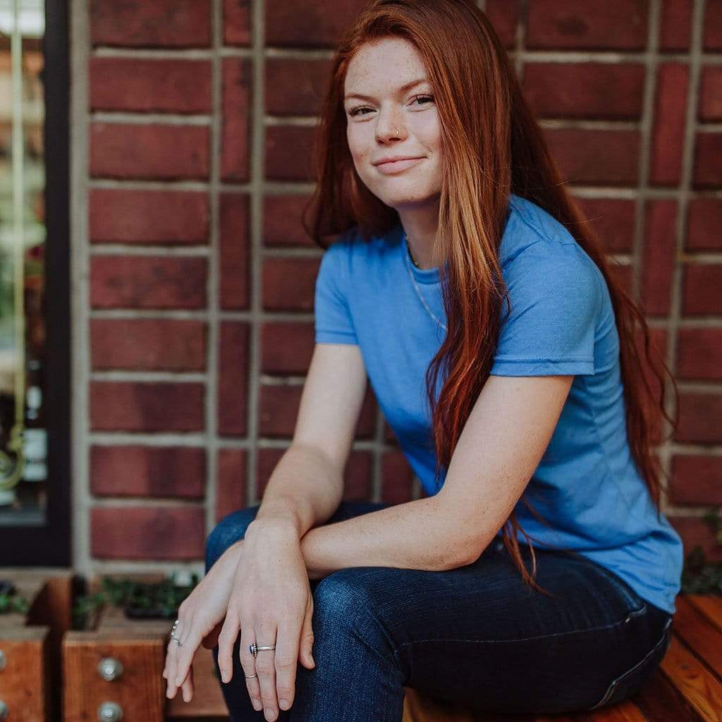 Custom Allmade Women's Tri-Blend Crewneck T-Shirt - Corporate Gifts