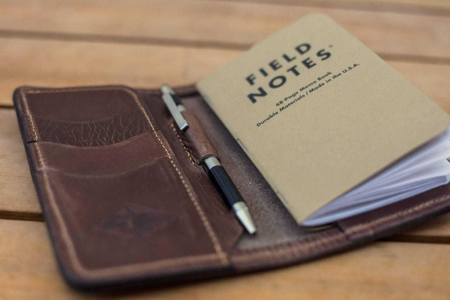 Custom Leather Field Notes