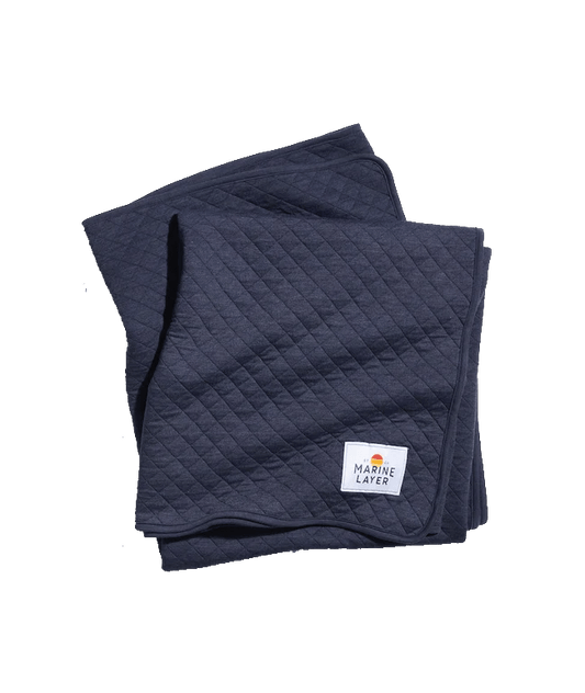 Navy Custom Marine Layer Corbet Blanket - Corporate Gifts