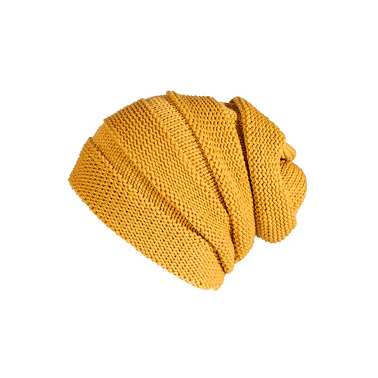 Wheat Custom Scrunch Beanie - Corporate Gifts