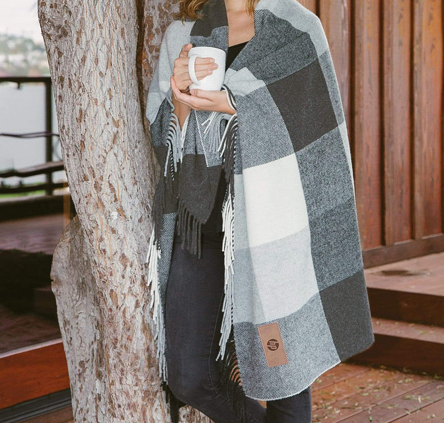 Custom Yorkshire Plaid Wool Blanket - Corporate Gifts