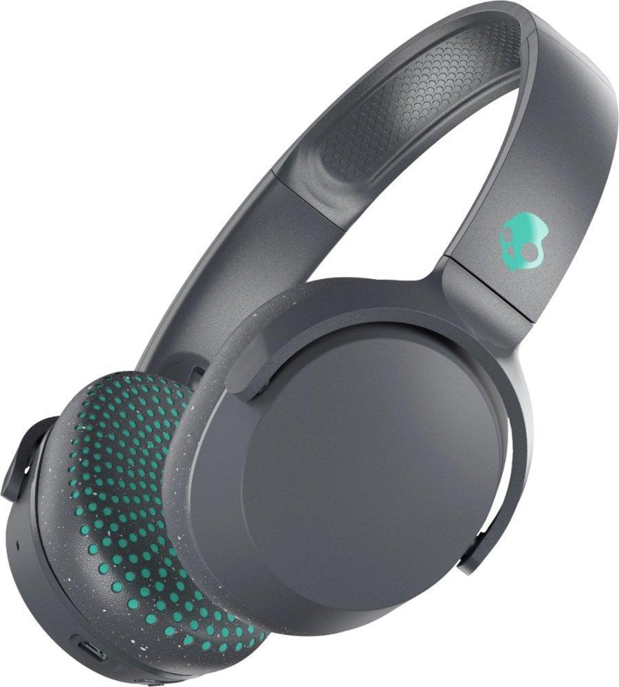 Gray/Teal Custom Skullcandy Riff Wireless Headphones