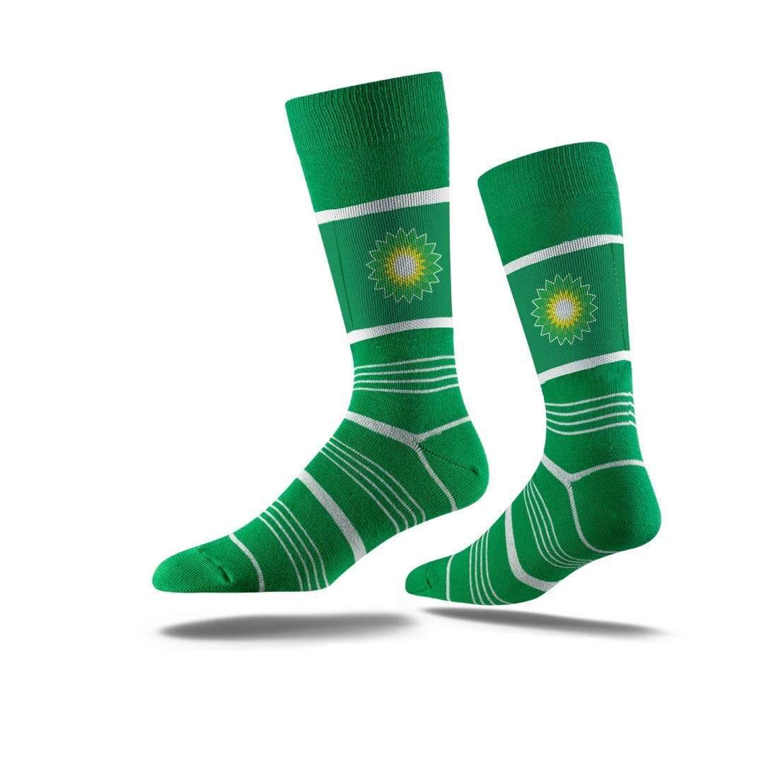 Kelly Green Custom Custom Printed Business Sock