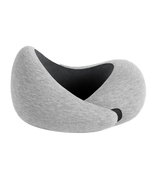 Midnight Grey Custom Ostrich Go Neck Pillow
