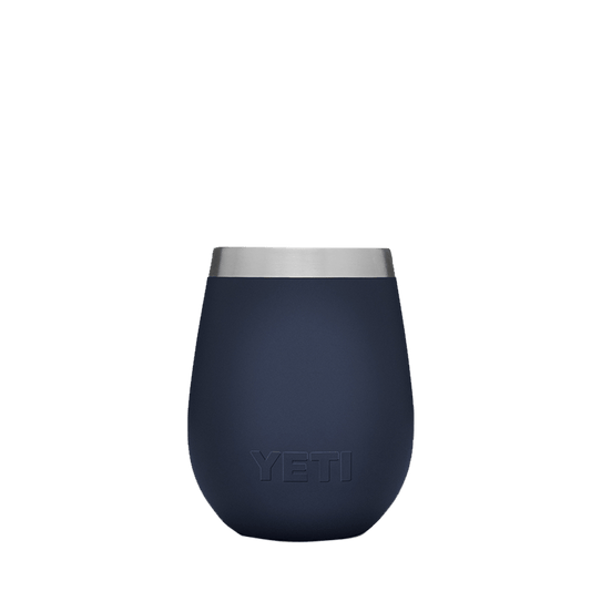 Navy Custom YETI Rambler 10oz Wine Tumbler - Corporate Gifts