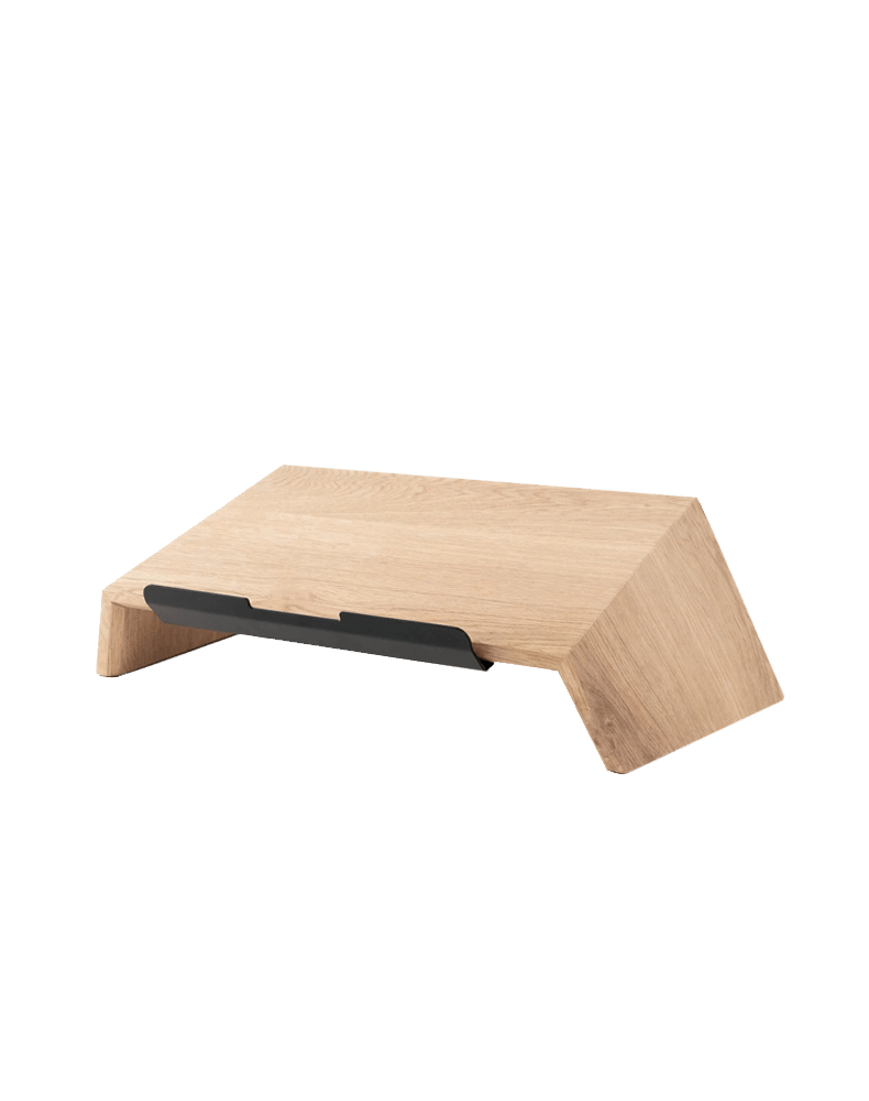 Oak laptop stand deals
