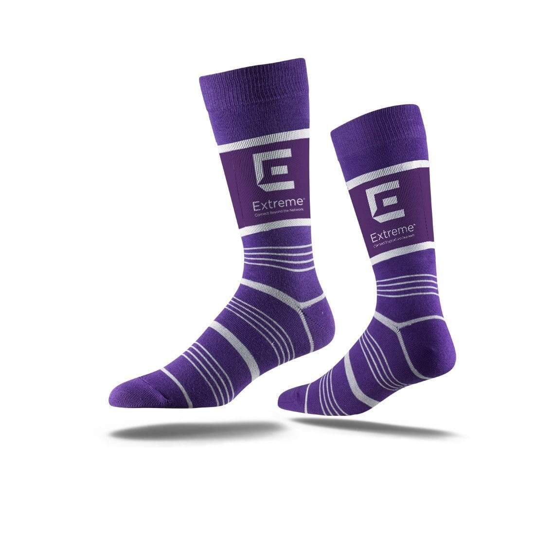 Purple Custom Custom Printed Business Sock