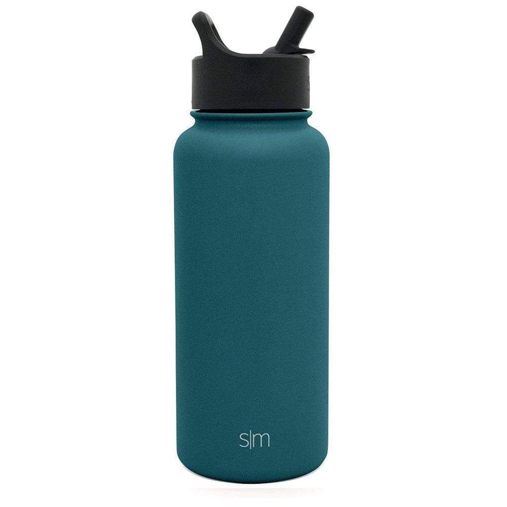 SIMPLE MODERN Summit Green Double Wall Water Bottle With Chug Lid 32oz