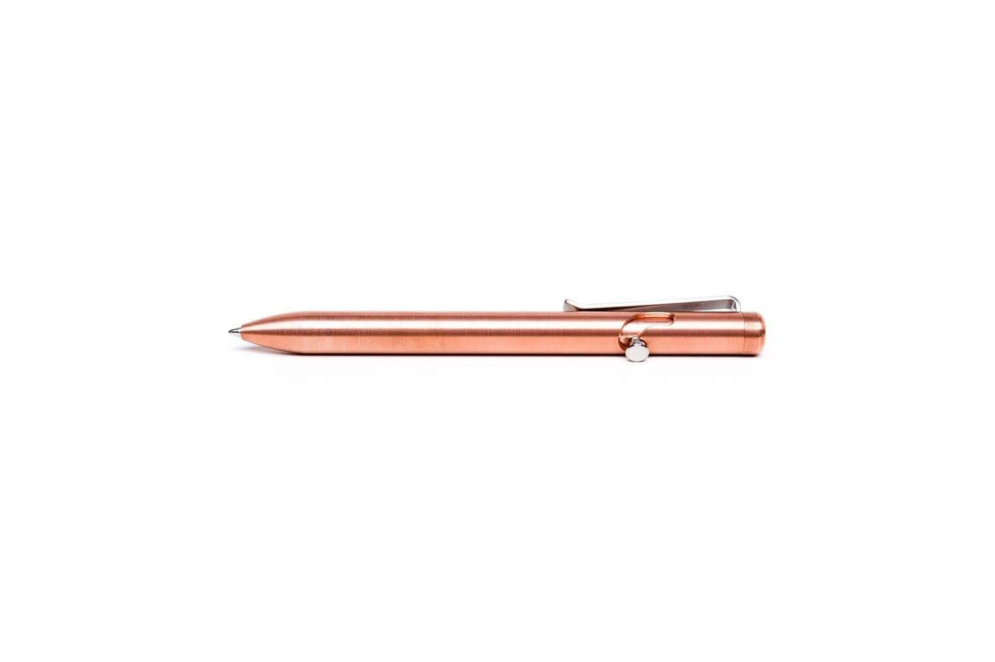 Short Custom Tactile Turn Copper Bolt Action Pen
