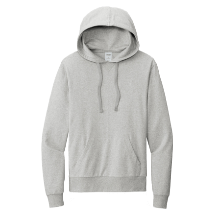 SM / Granite Grey Heather Custom Allmade Unisex Organic French Terry Pullover Hoodie - Corporate Gifts