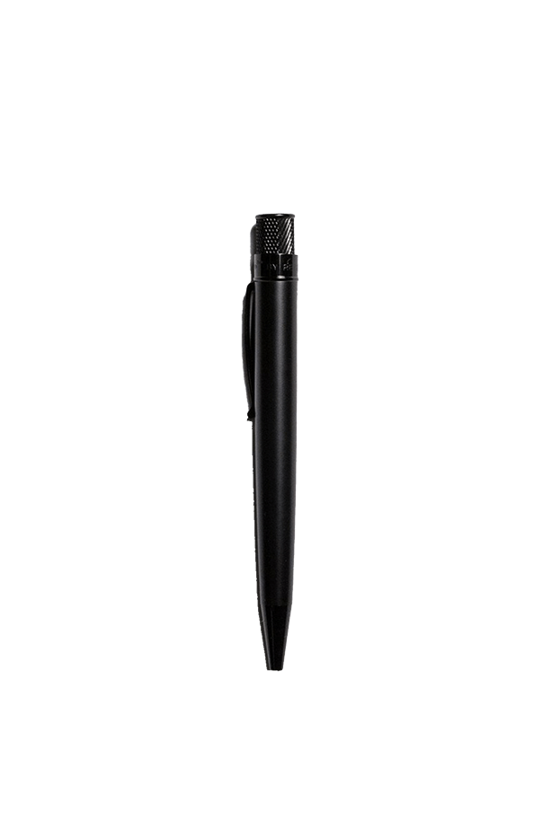 Set Di Penne Tornado Stealth: Corpo In Alluminio Nero Opaco Con Penna A Sfera Senza Tappo E Matita 1.15 Mm - 2
