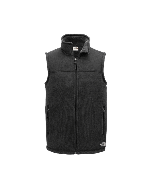 TNF Black / SM Custom The North Face Sweater Fleece Vest - Corporate Gifts