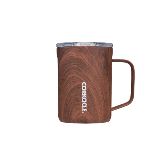 Walnut Custom Corkcicle Coffee Mug 16 oz