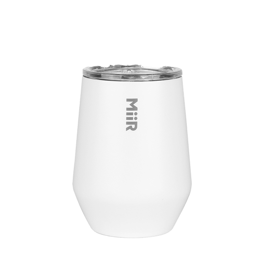 White Custom MiiR 10oz Wine Tumbler - Corporate Gifts