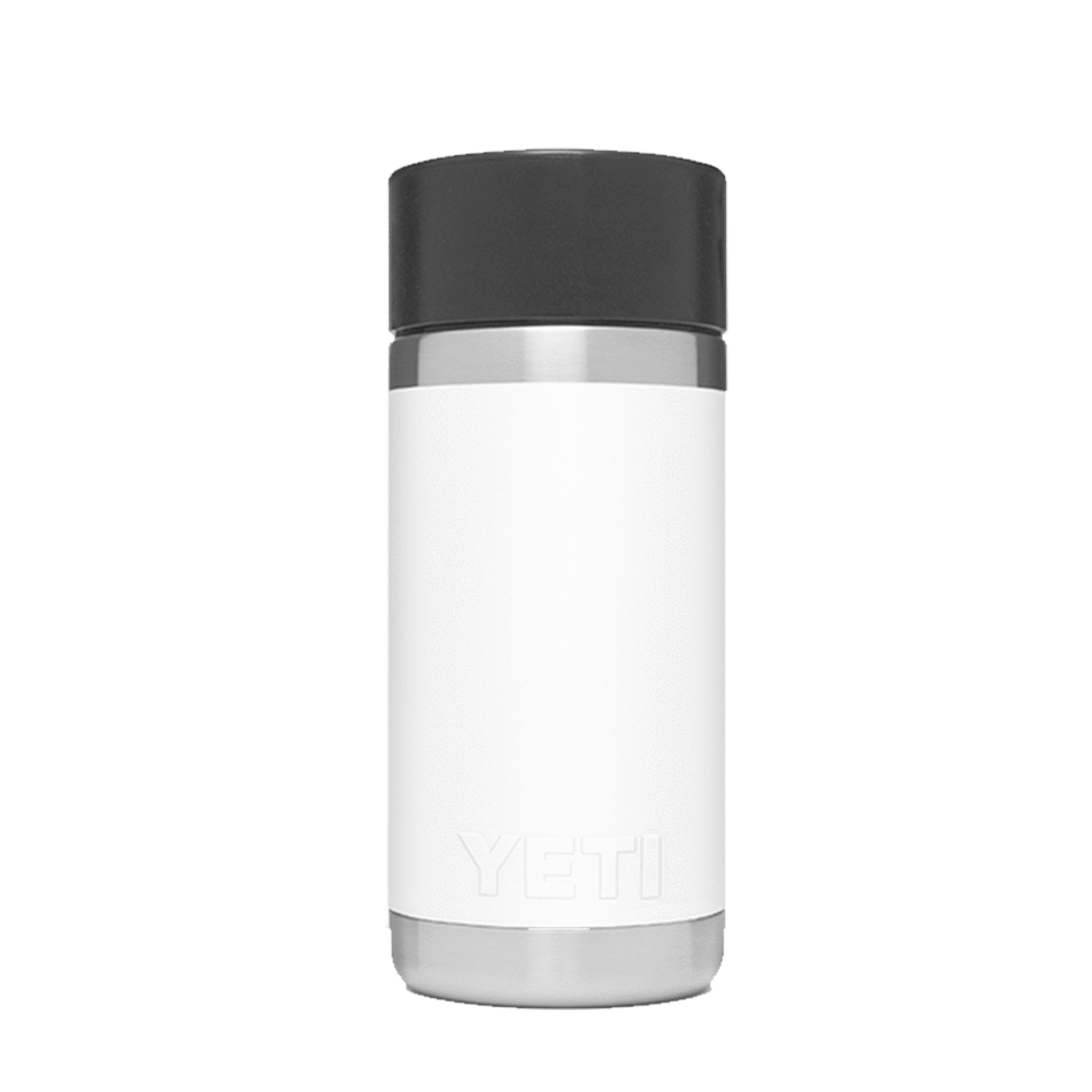 Yeti Rambler 12 oz Bottle with Hotshot Cap - White