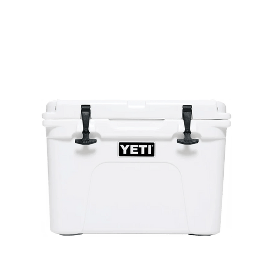 White Custom YETI Tundra 35 Hard Cooler - Corporate Gifts