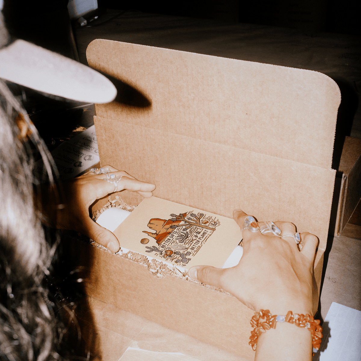 behind the scenes of Clove & Twine building custom kits