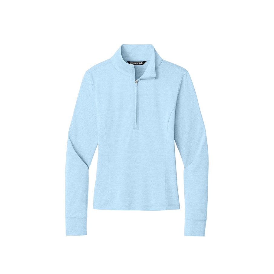 Airy Blue Heather / S Custom Travis Mathew Women's Onward 1/2-Zip - Corporate Gifts