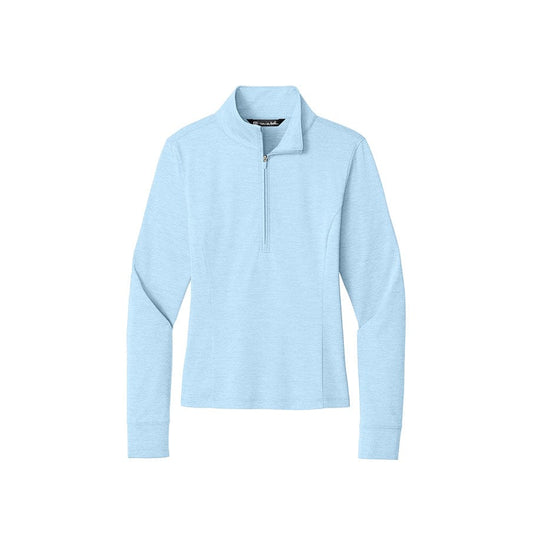 Airy Blue Heather / S Custom Travis Mathew Women's Onward 1/2-Zip - Corporate Gifts