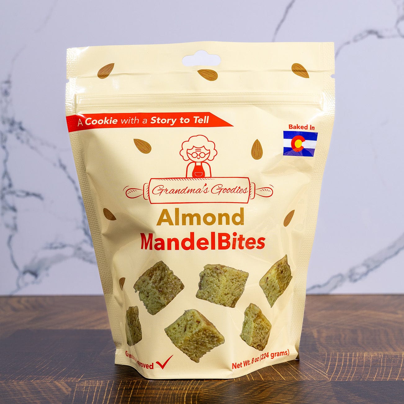 Almond Custom Grandma's Goodies Mandel Bites - Corporate Gifts
