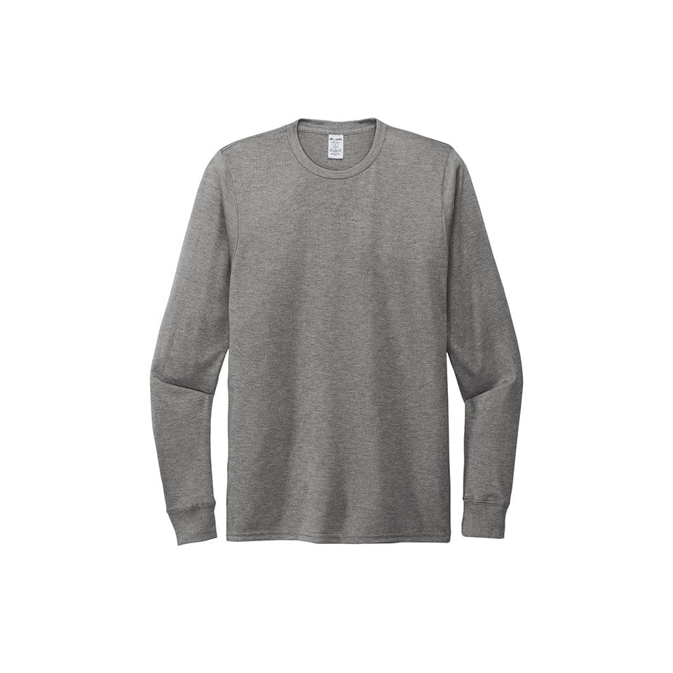 Aluminum Grey / SM Custom Allmade Unisex Tri-Blend Long Sleeve Tee - Corporate Gifts