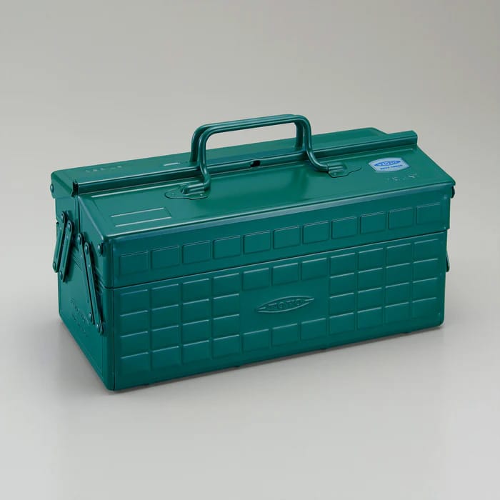 Antique Green Custom Toyo Steel Cantilever Toolbox ST-350 - Corporate Gifts