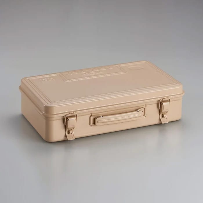 Beige Custom Toyo Steel Trunk Toolbox T-360 - Corporate Gifts