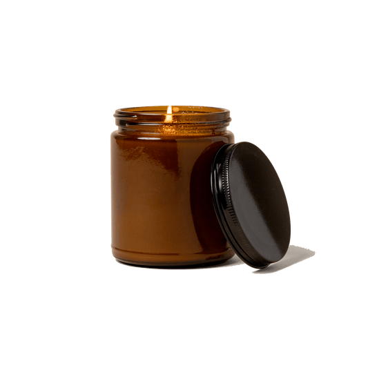 Bergamot + Cedar Custom Glass Jar Candle