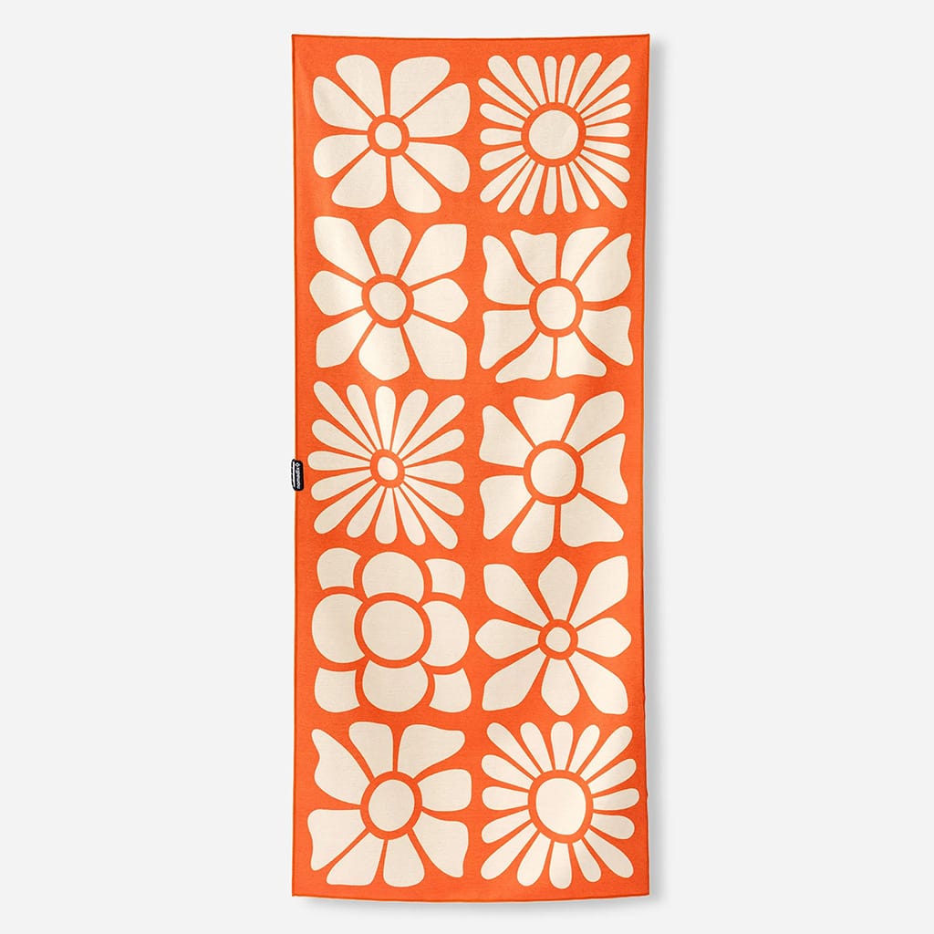 Big Flowers Expedition Orange Custom Nomadix Original Towel - Corporate Gifts