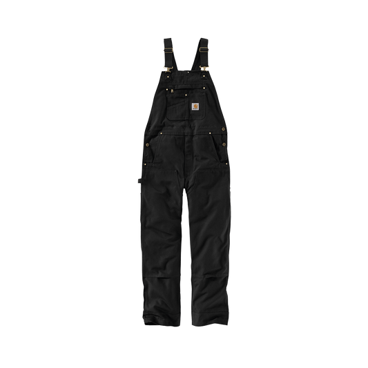 Black / 30/32 Custom Carhartt Duck Unlined Bib Overalls - Corporate Gifts