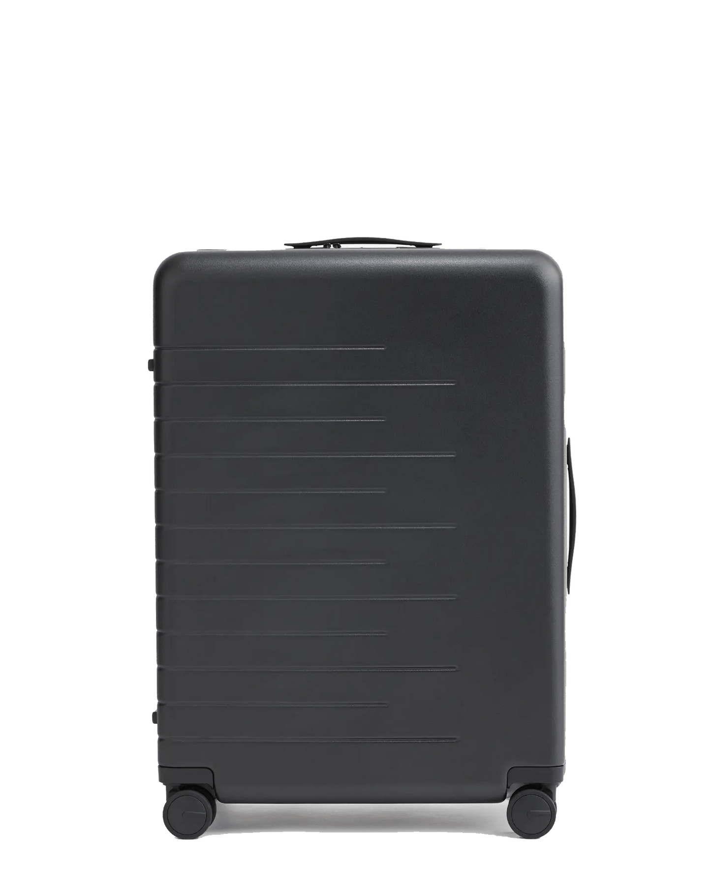Black shell top suitcase