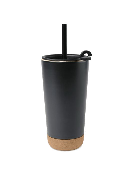 Black Custom Ceramic To-Go Cup