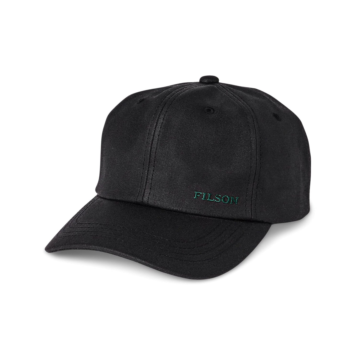 Black Custom FILSON Waxed Low-Profile Logger Cap - Corporate Gifts