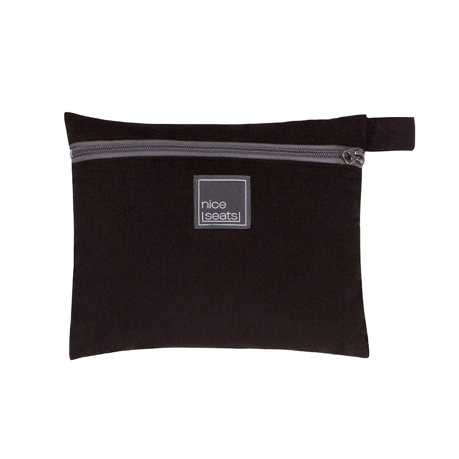 Black Custom NiceSeat Airplane Seat Cover - Corporate Gifts