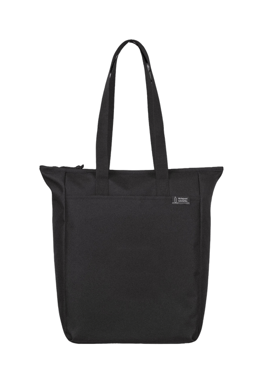 Black Custom Renew rPET Zippered Tote - Corporate Gifts