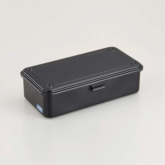 Black Custom Toyo Steel Stackable Storage Box T-190 - Corporate Gifts