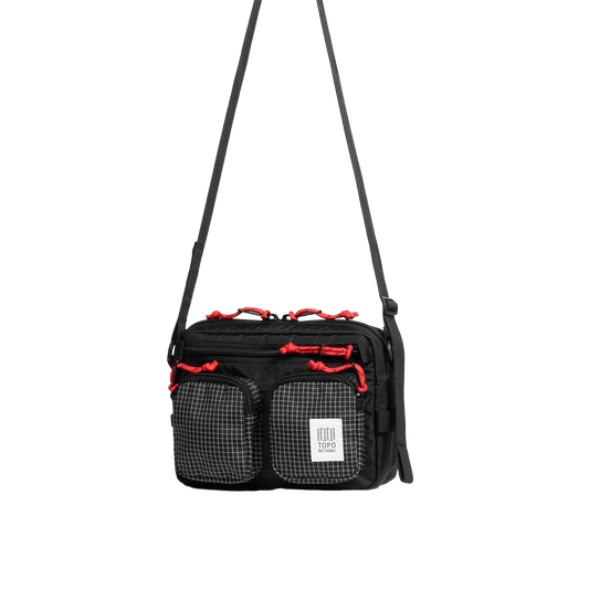 Black / Grid Custom Topo Designs Block Bag - Corporate Gifts
