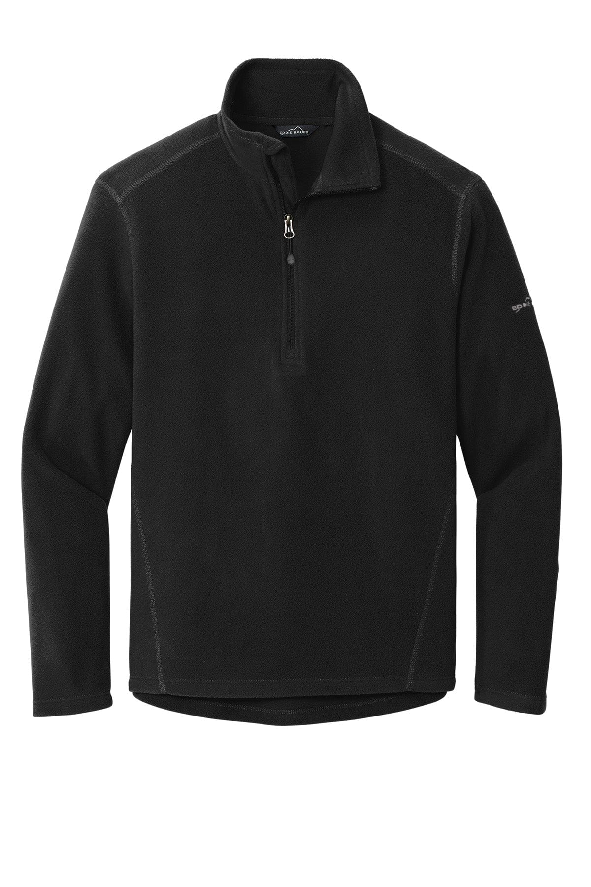 Black / Men's / XS Custom Eddie Bauer Half-Zip Microfleece Jacket