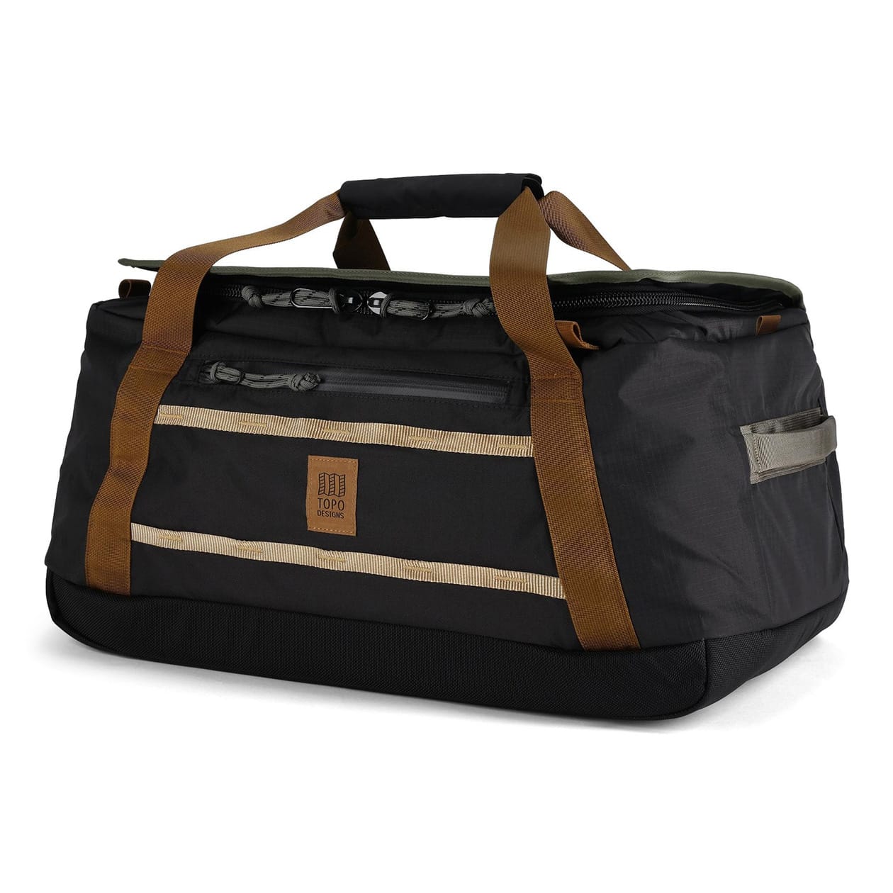 Black/Neutral Custom Topo Designs Mountain Duffel 40L - Corporate Gifts